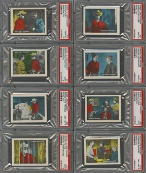 1950s W536 Ed-U-Cards "Lone Ranger" Complete Set (120) - #1 on the PSA Set Registry! 